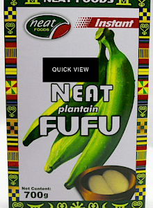 Neat Plantain Fufu